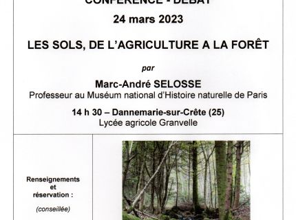 Conférence 2023 sur les sols forestiers