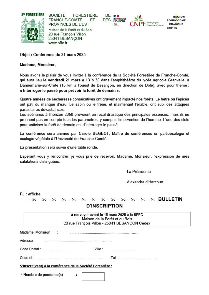 CONFÉRENCE - DÉBAT   21 mars 2025