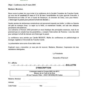 CONFÉRENCE - DÉBAT   21 mars 2025