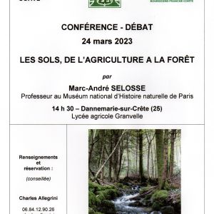 Conférence 2023 sur les sols forestiers